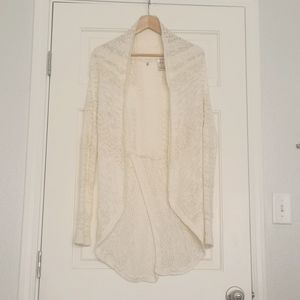 Knitted & knotted cream cardigan XS S